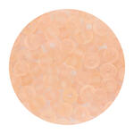 Rocailles-Perlen, 4 mm, 14 g, Beige Matt