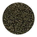 Rocailles-Perlen, 2 mm, 14 g, Grau Matt