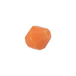 Glasschliff-Perlen Raute, 4 mm, 20 Stk, Orange Opak