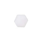 Glasschliff-Perlen Raute, 6 mm, 12 Stk, Rosa Milchig