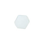 Glasschliff-Perlen Raute, 6 mm, 12 Stk, Mint Milchig