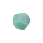 Glasschliff-Kandis Perle, 6 mm, 12 Stk, Trkis Opak