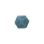 Glasschliff-Perlen Raute, 4 mm, 20 Stk, Petrol Opak