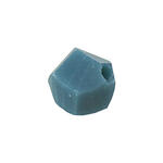Glasschliff-Kandis Perle, 6 mm, 12 Stk, Petrol Opak