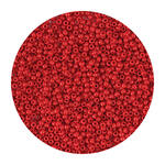 Rocailles-Perlen Itoshii, 2,2 mm, 12 g, Dunkelrot Opak