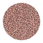 Rocailles-Perlen Itoshii, 2,2 mm, 12 g, Rosa Metallic