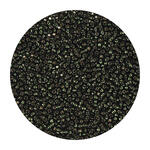 Rocailles-Perlen Itoshii, 2,2 mm, 12 g, Dunkelgrn Transparent