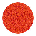 Rocailles-Perlen Itoshii Tube, 2 mm, 7 g, Orange Opak