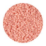 Rocailles-Perlen Itoshii Tube, 2 mm, 7 g, Rosa Opak