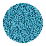 Rocailles-Perlen Itoshii Tube, 2 mm, 7 g, Mint Opak