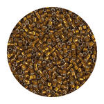 Rocailles-Perlen Itoshii Tube, 2 mm, 7 g, Gold Metallic