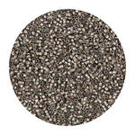 Rocailles-Perlen Itoshii Tube, 2 mm, 7 g, Silber Dunkel Transparent