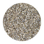 Rocailles-Perlen Itoshii Tube, 2 mm, 7 g, Silber Metallic