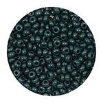 Rocailles-Perlen Itoshii, 2,6 mm, 17 g, Dunkelgrn Opak