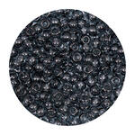 Rocailles-Perlen Itoshii, 2,6 mm, 17 g, Grau Transparent