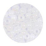 Rocailles-Perlen Itoshii, 4,5 mm, 17 g, Wei Opak