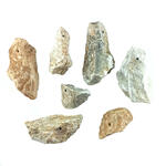 SALE Speckstein Amulettsteine mit Loch, 1000g