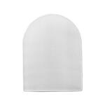 Fensterbild, wei�, Pong� 08, 15x20 cm Rundbogen