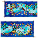 Gutta-Schal 180x45, Pong� 08, Motiv Futura