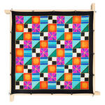 Gutta-Tuch 55x55, Pong� 08, Motiv Squares