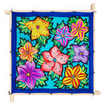 Gutta-Tuch 55x55, Pong� 08, Motiv Bouquet