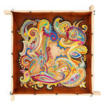 Gutta-Tuch 55x55, Pong� 08, Motiv Paisley