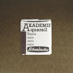 Akademie-Aquarellfarbe 1/2 Napf, Sepia