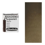 Akademie-Aquarellfarbe 1/2 Napf, Sepia
