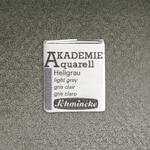 Akademie-Aquarellfarbe 1/2 Napf, Hellgrau