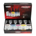 AERO COLOR Professional Airbrushfarben Kartonset, 5 x 28 ml Prim�rfarben