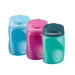 STABILO EASYsharpener, Ergonomischer Dosenspitzer f�r Linksh�nder - Verschiedene Farben
