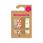 Decoupage- / Decopatch-Papier Pocket-Sortierung mit 4 Blatt Dcopatch-Papier 30x40 cm - DP032C sortiert