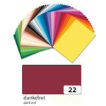 Fotokarton 300g/qm 50x70 cm, Dunkel-Rot, 1 Bogen