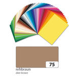 Fotokarton 300g/qm 50x70 cm, Reh-Braun, 1 Bogen