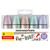 NEU Textmarker / Highlighter, Mini Pastell Glitzer, 5 Farben sortiert