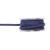 NEU Velour-Lederband-Rolle, 3 mm / 2 m, flach, dunkelblau - Dunkelblau