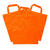 Sparpack, Baumwolltasche, Orange, 24 Stck