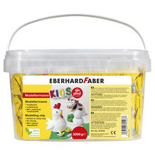 NEU EberhardFaber EFA Plast Lufttrocknende Modelliermasse wei, 3 kg