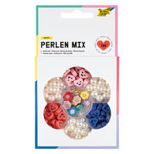 NEU Perlen Mix Happy, 160 Teile in der Kunststoffbox