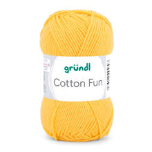 Hkelgarn Cotton Fun, 50g, Fb. 04, Sonnengelb