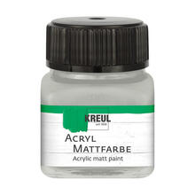 Kreul Acryl-Mattfarbe / Bastelfarbe, 20ml, Silber