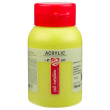 NEU ArtCreation Acrylfarbe, 750 ml, Grngelb
