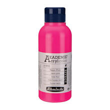 AKADEMIE Acryl color, Neon Pink, 250 ml